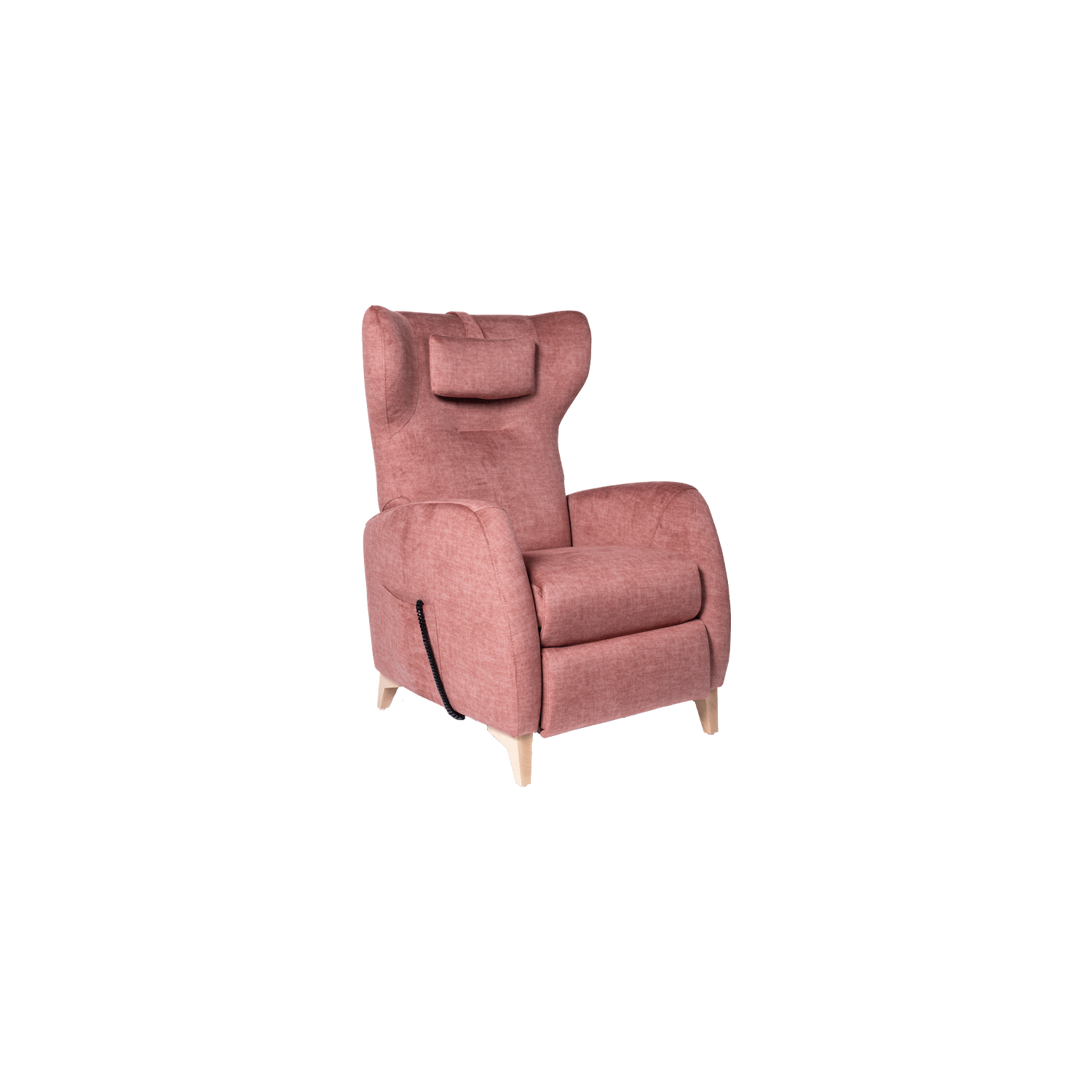 fauteuil releveur rose