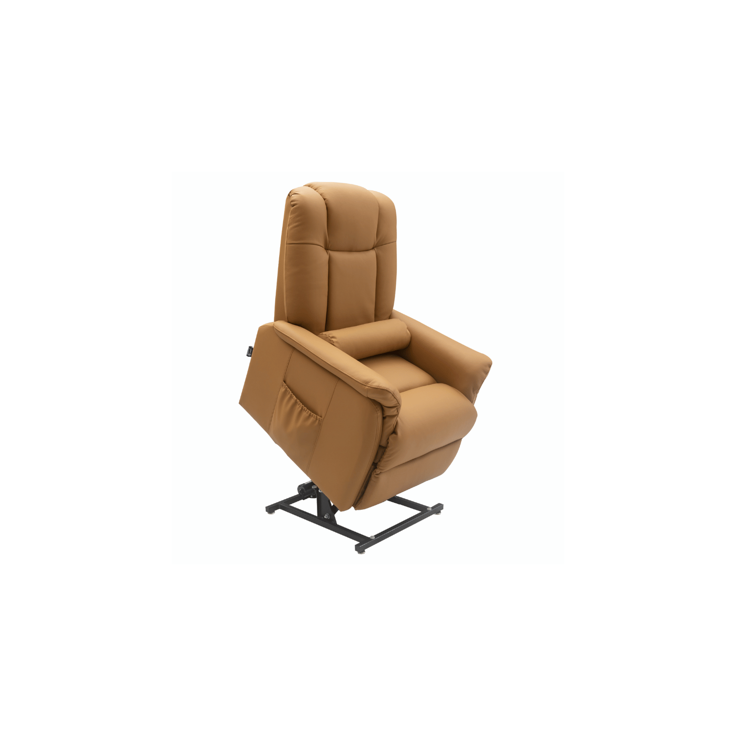 fauteuil releveur cuir camel