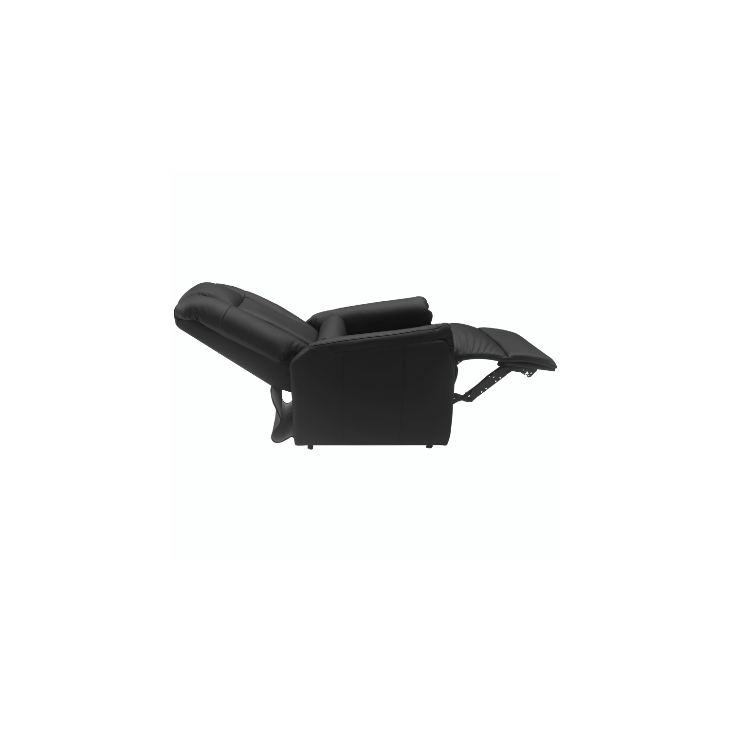 fauteuil en cuir noir