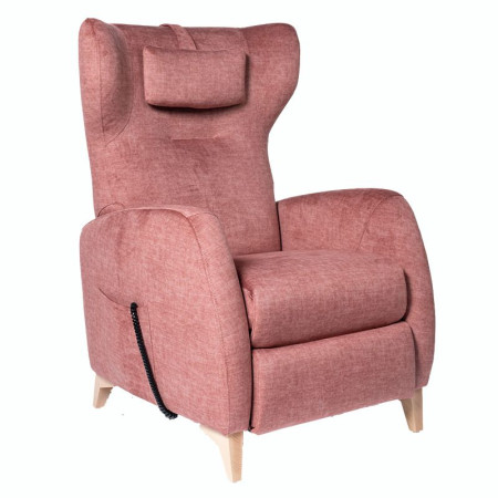fauteuil releveur rose