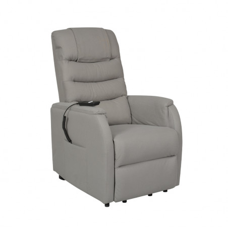 fauteuil astucieux gris releveur