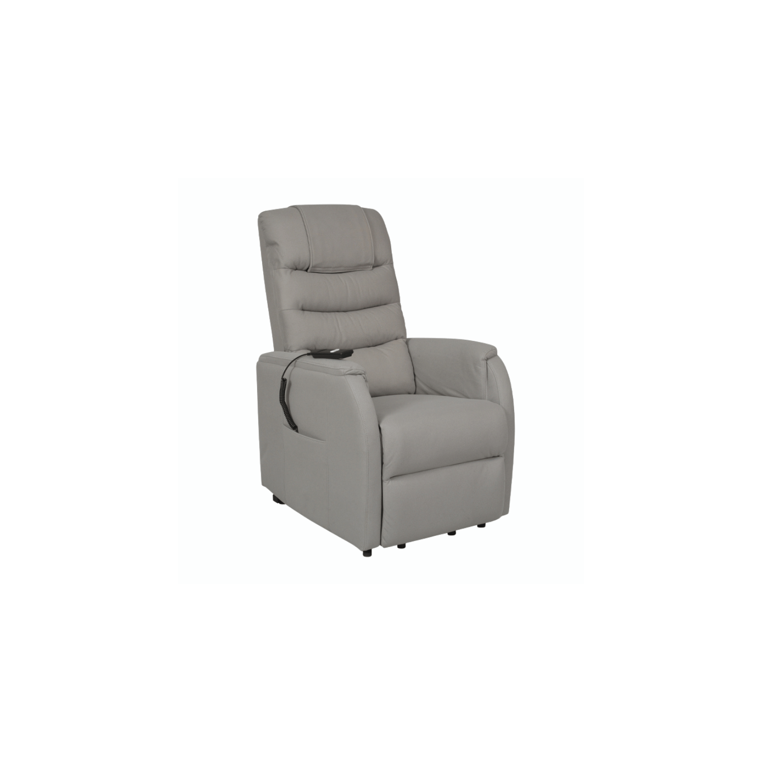 fauteuil astucieux gris position assise