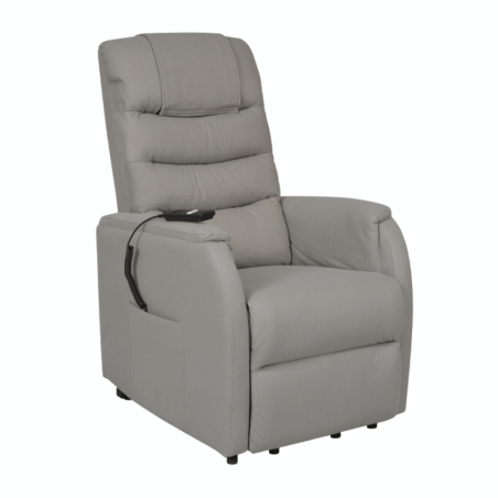fauteuil astucieux gris position assise