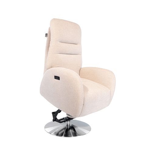 Fauteuil Relax électrique Z-hom – Fonction Chaise Longue, Télécommande Incluse, Gris, Capacité 120 Kg