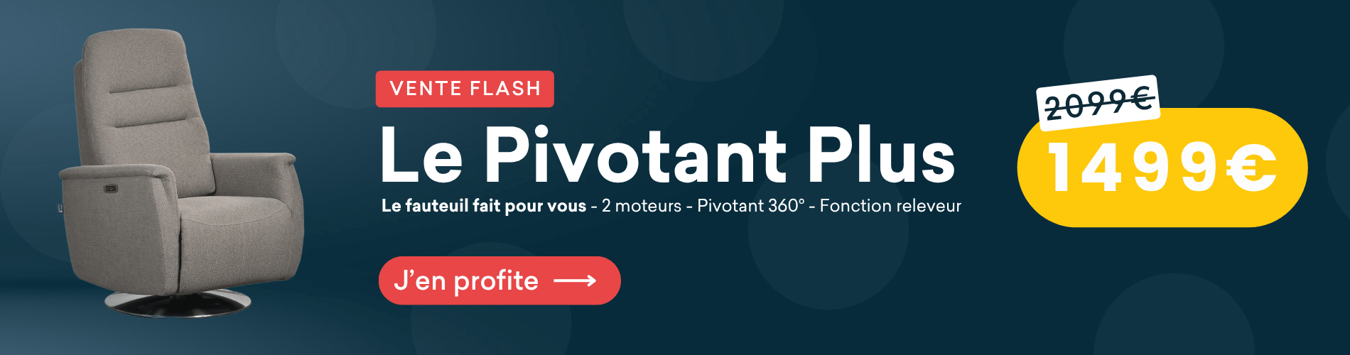 Vente Flash Pivotant Plus