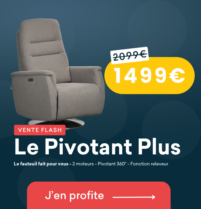 Vente Flash Pivotant Plus